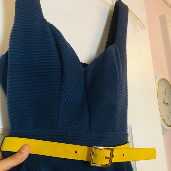 XOXO Blue Dress - Picture 3 of 4